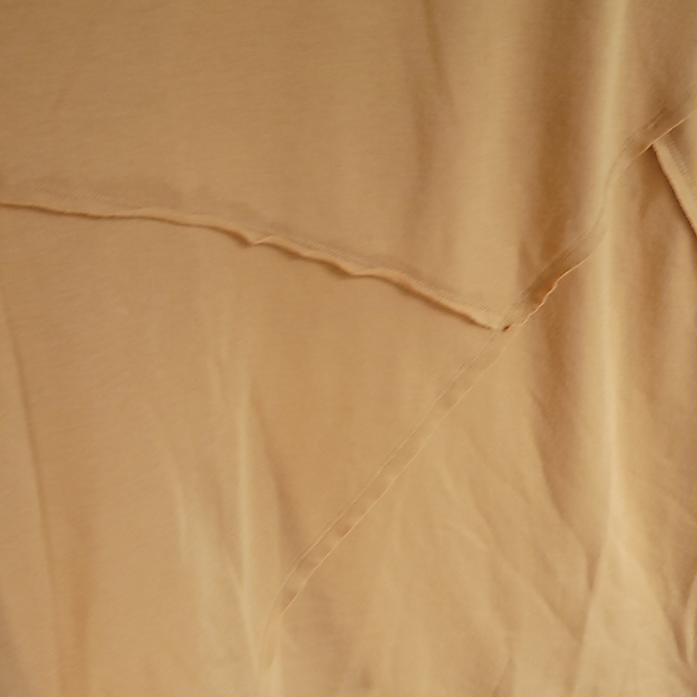 Abstract Cable and gauge mustard long sleeve - Picture 2 of 6
